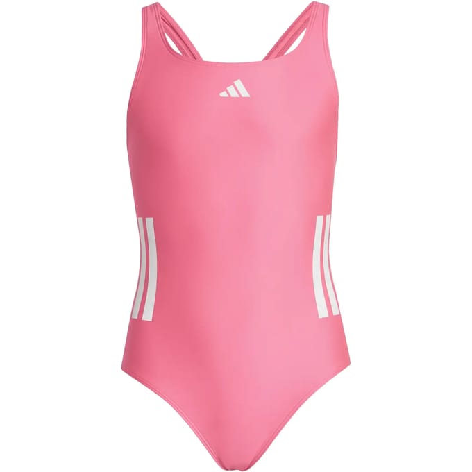 Adidas 3 Stripes C-back Zwemkleding Roze 14-15 Years Meisje
