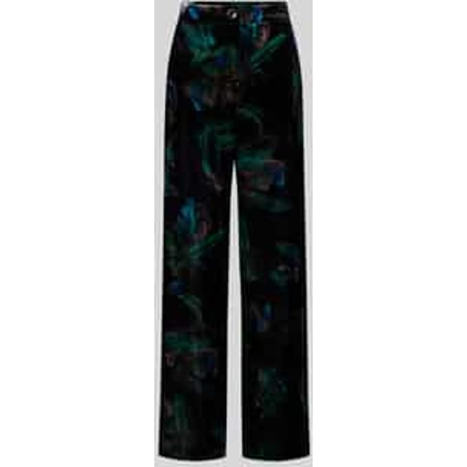 Brede broek van fluweel met een allround look