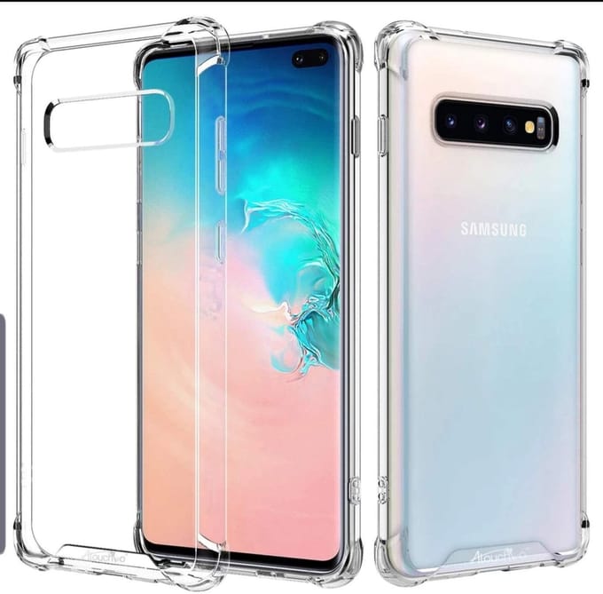 Hoesje geschikt voor Samsung Galaxy S10 - Backcover - Anti shock - Extra dun - Transparant