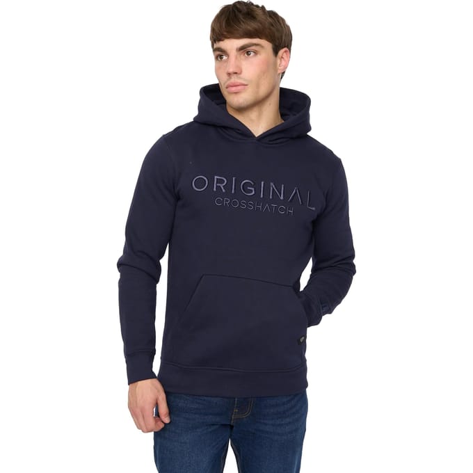 Crosshatch Heren Haromere Hoodie (Marineblauw)
