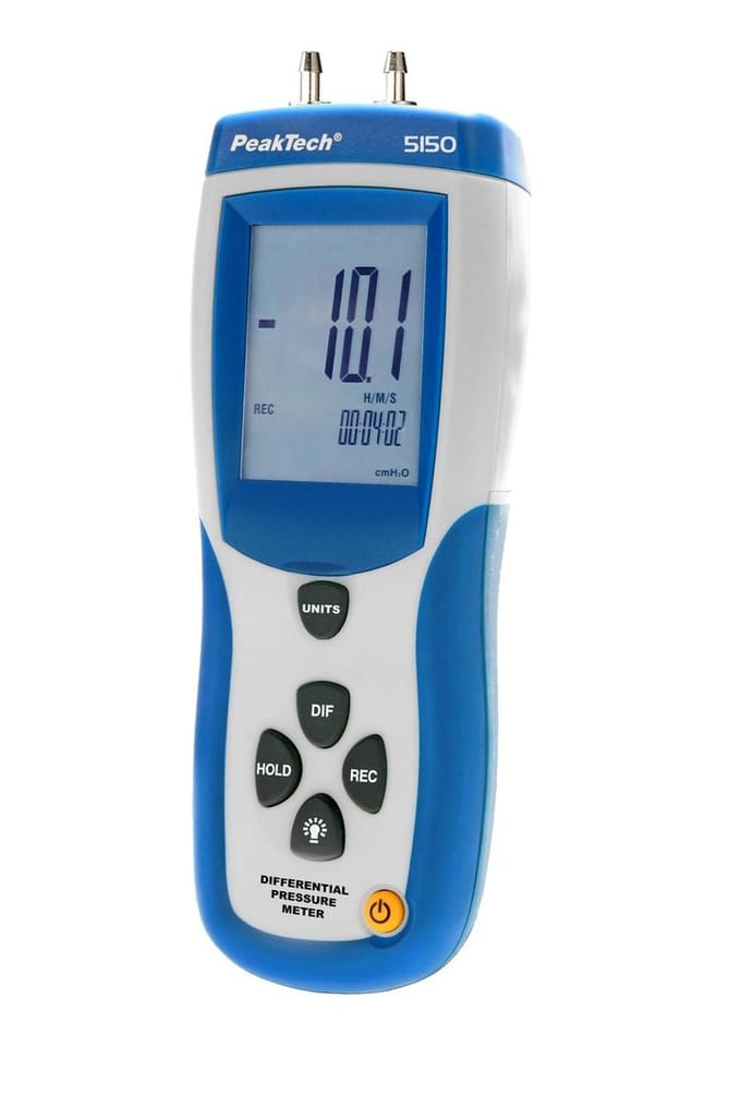 Peaktech 5150 -drukverschilmeter - met USB