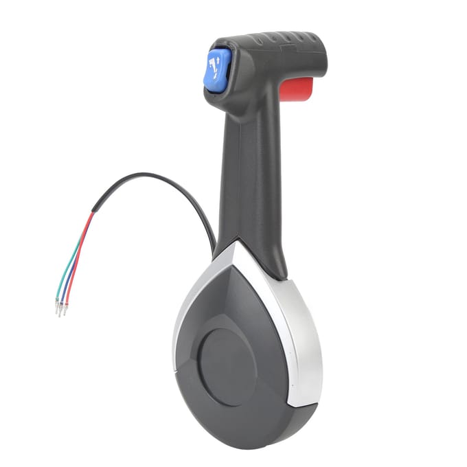Trim Kantel Hendel Flexibel Gevoelig Buitenboordmotor Gashendel Schakelhendel Passend voor 5006180 Afstandsbediening gray