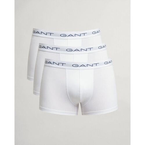 Gant Ondermode 3Pack Solid Color Trunks Wit / male