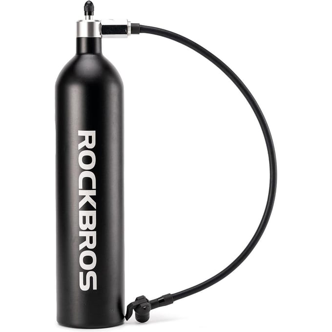 Rockbros Tubeless Tire Inflator 200 PSI 1.2l - Black