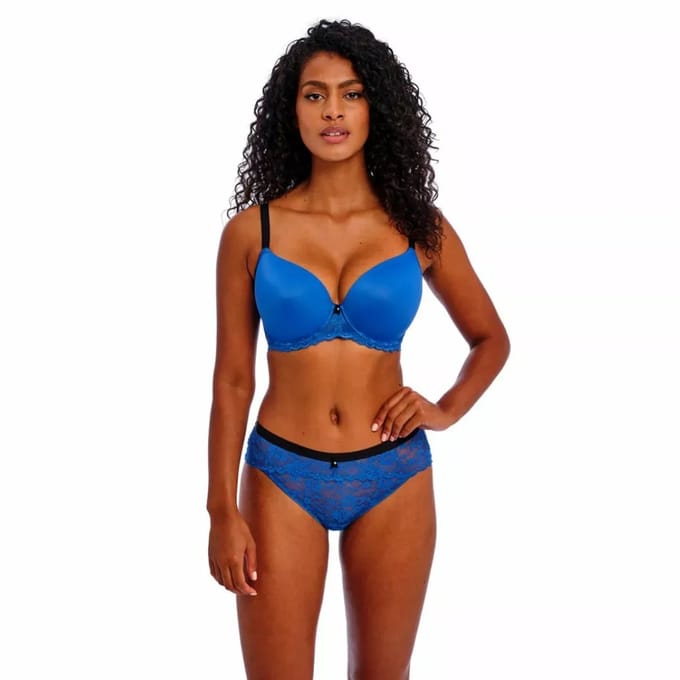 Freya – Offbeat T-shirt BH – Dazzling Blue – Glad en ondersteunend - 80-95 E