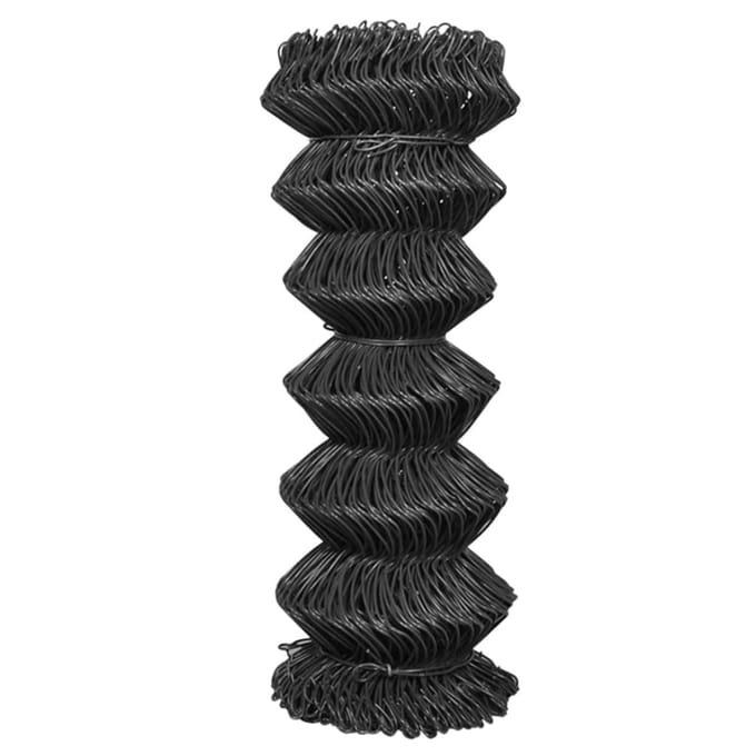 vidaXL - Gaashek - 15x1 - m - staal - grijs
