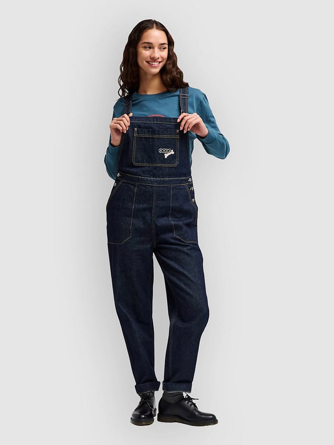 RVCA Dalas Denim Tuinbroek blauw