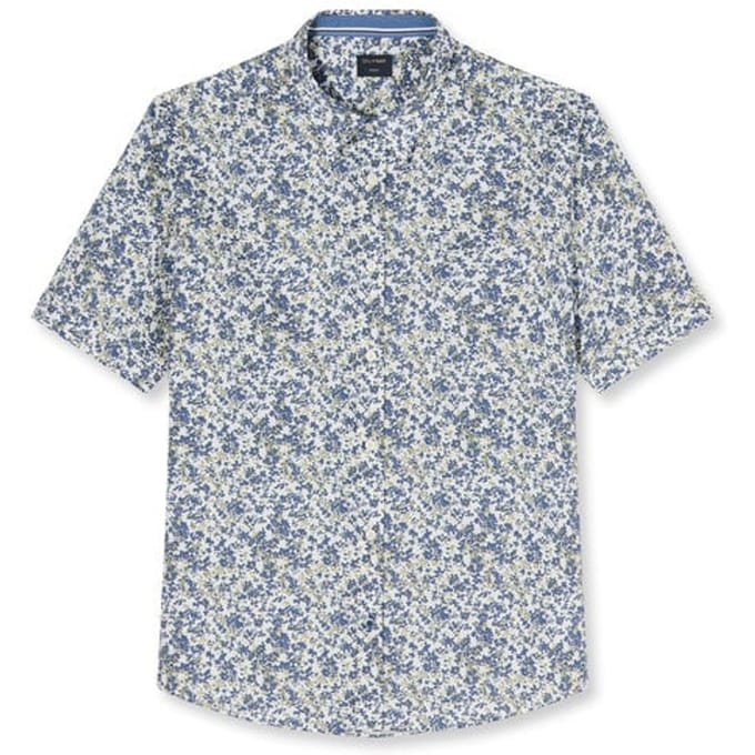 OLYMP Casual Overhemd, Regular Fit, Kent, Gebroken Wit