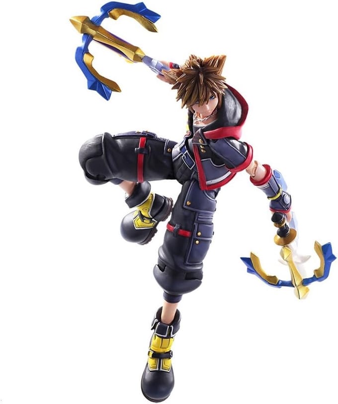 Sora Actiefiguur - Kingdom Hearts III - Bright Arts - 16 cm Hoog - Verzamelobject