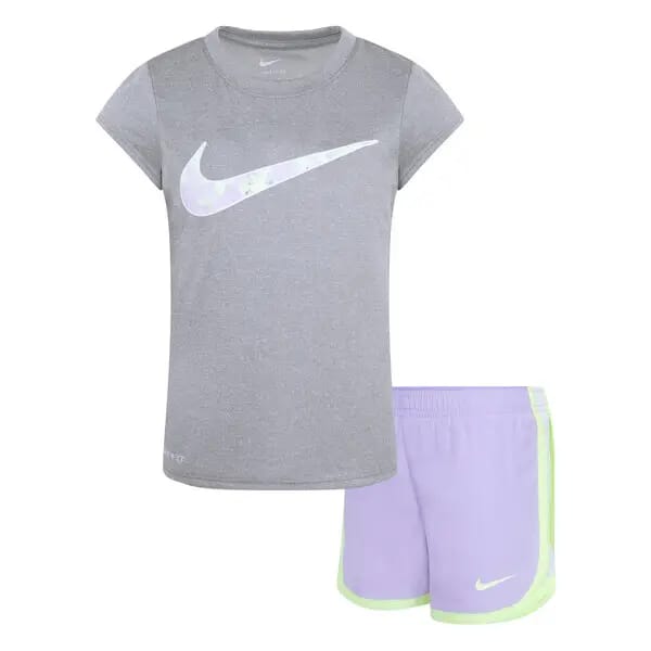 Bedrukte meisjesset Nike Club Tempo
