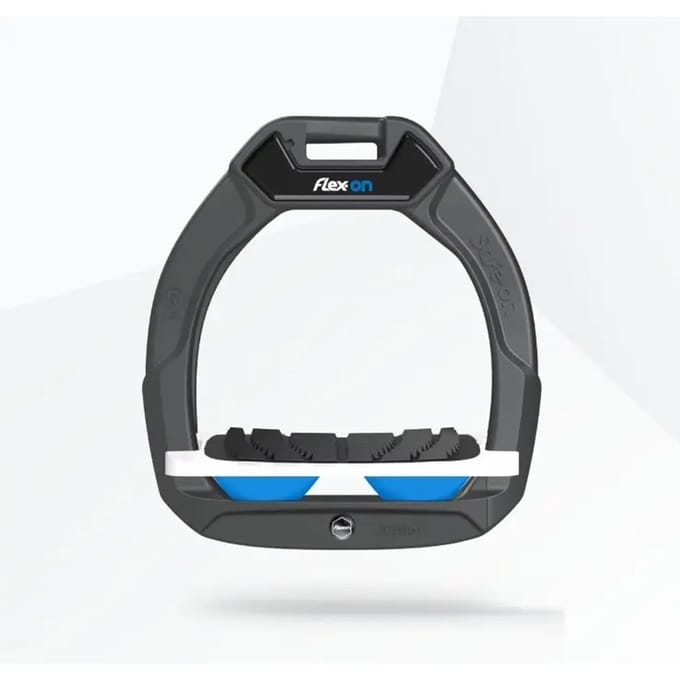Veiligheidsstijgbeugels kind Incliné Grip Antraciet/Wit/Blauw Flex-On Safe-On