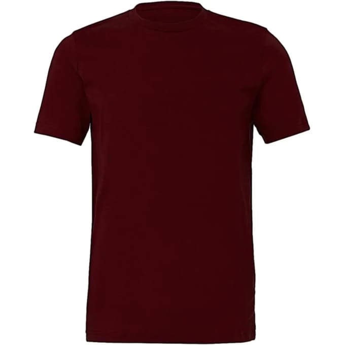 Bella+Canvas Unisex Heather CVC Short Sleeve Tee CV3001CVC - Heather Cardinal - M