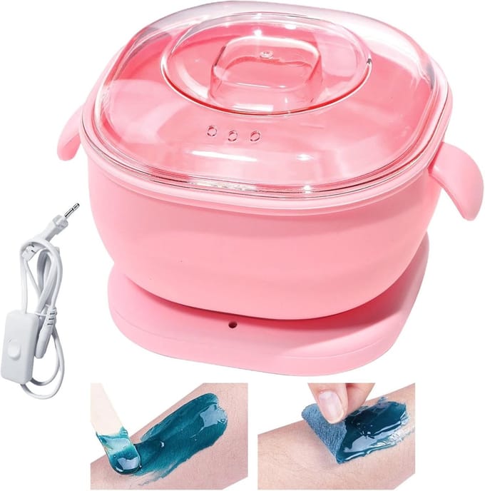 Wax Smeltmachine - Waxapparaat - Ontharen Thuis - Constante Temperatuur - 12.3 cm - Wit