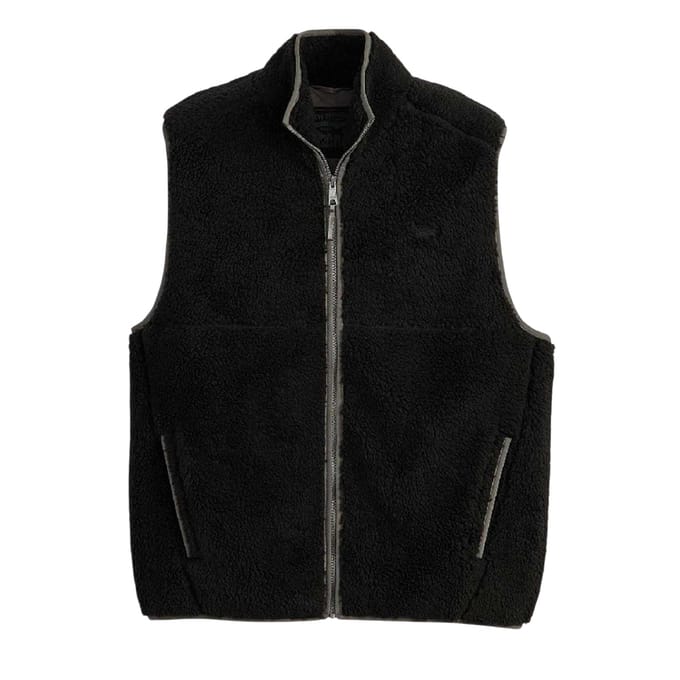 Levis Heren Summit Sherpa Gilet (Jet Black)