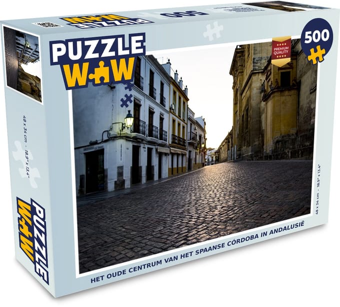 Puzzel Het oude centrum van het Spaanse Córdoba in Andalusië - Legpuzzel - Puzzel 500 stukjes