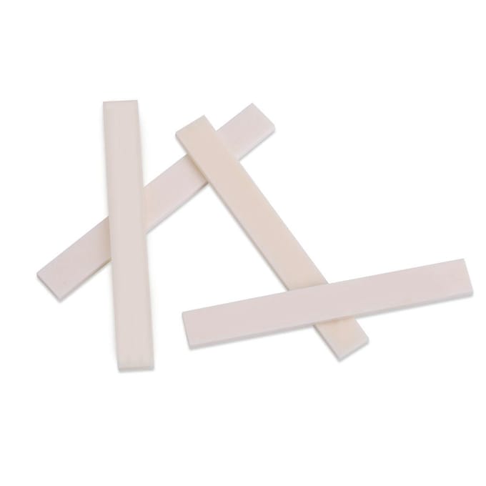 6 Stuks Been Gitaar Brug Zadel Blank voor Akoestische Klassieke Gitaar Mandoline Banjo Ukulele gray