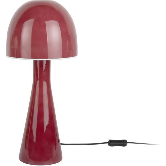 Leitmotiv Tafellamp Bombin - Donkerroze - Ø20cm - Scandinavisch