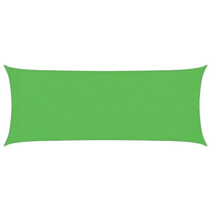 vidaXL - Zonnezeil - 160 - g/m² - 2x5 - m - HDPE - lichtgroen