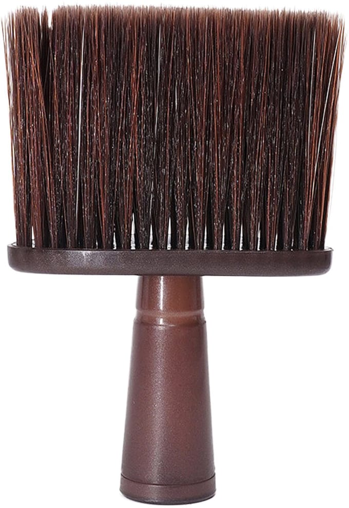 Somstyle Nekborstel Kapper - 15 x 10 CM - Nekkwast - Kappersborstel - Bruin