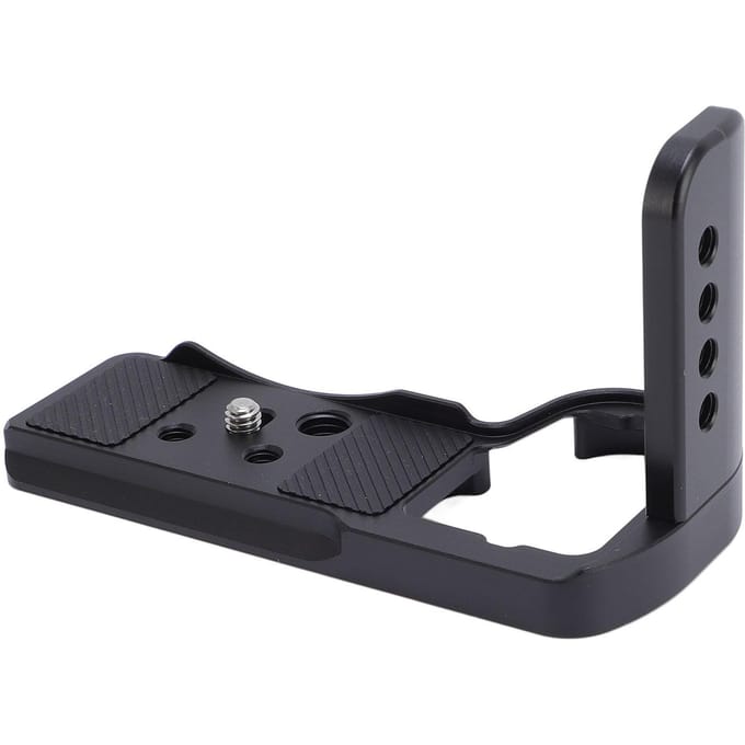Camera L-beugel voor Arca met 1/4 inch en 3/8 inch gaten Verticaal Horizontaal Schakelen Statiefplaat voor black