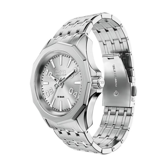 Diesel DZ2236 Mannen Horloge 44 mm Zilverkleurig