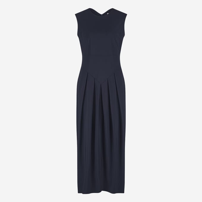 Jacklin stretch technical jersey dress | Blue - Blue / S