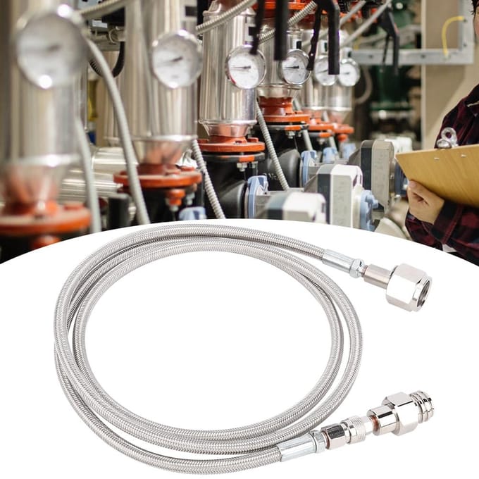 1.8m Hogedrukslang CO2 voor Soda naar Extern W21.8?14 Tank Direct Adapter Kit
