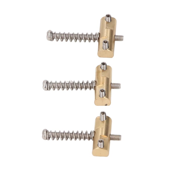 3 Stuks Gecompenseerde Gitaarzadels 10,8 mm Octaaf Gitaarbrugzadels voor TL Elektrische Gitaar beige
