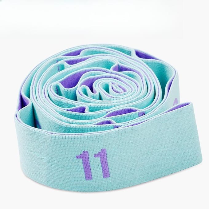 Ceinture de Yoga Stretch Ceinture de Résistance Stretch Ceinture Stretch bleu