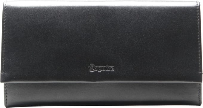 Esquire Portemonnee New Silk Ladies Wallet Black Zwart