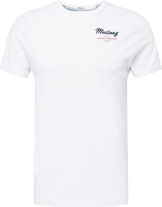 Mustang T-shirt Aron Embro wit - M