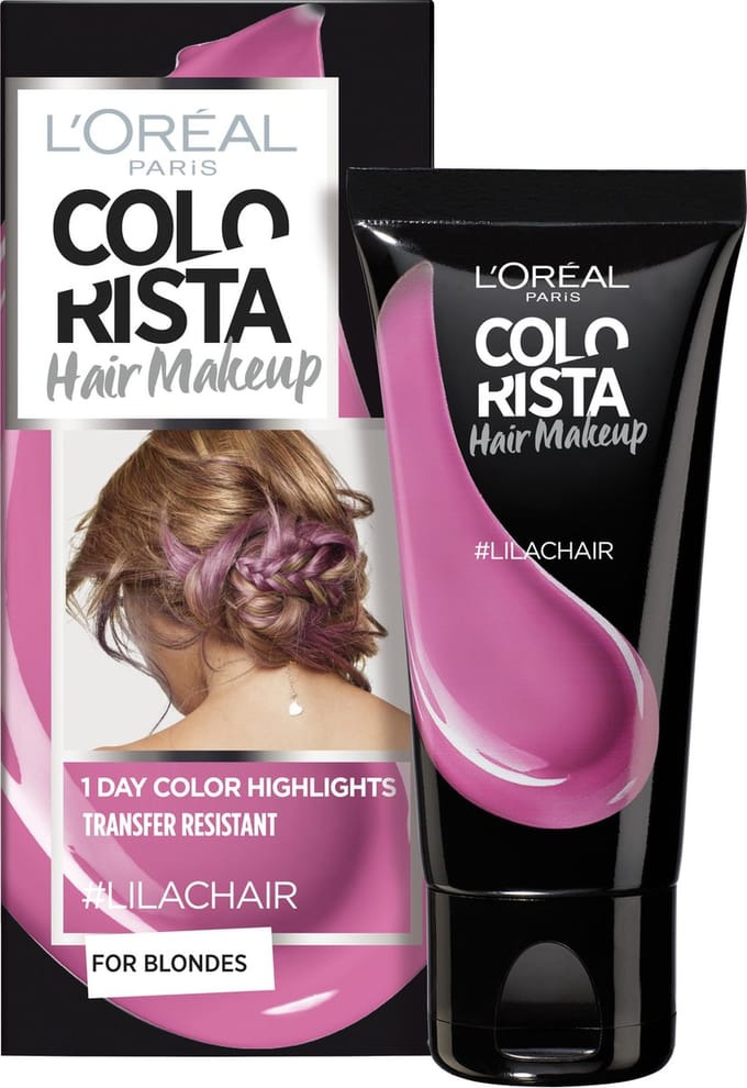 L'Oréal Paris Colorista Hair Makeup - Lilac -  1 Dag Haarkleuring
