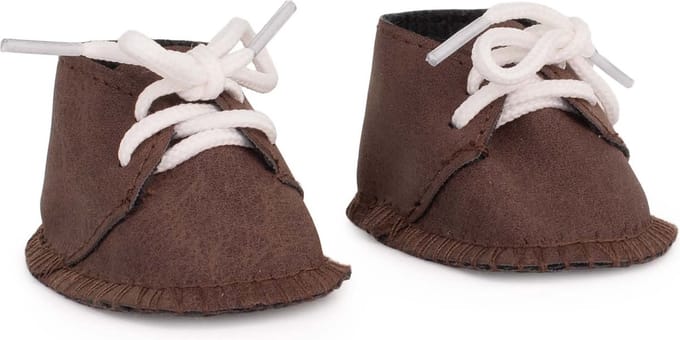ML Poppen: SCHOENEN voor jongen/meisje 32m, bruin, 3+