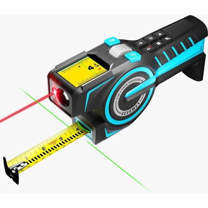 Mileseey DTX 10 laserafstandsmeter met een 100-meter meetlint