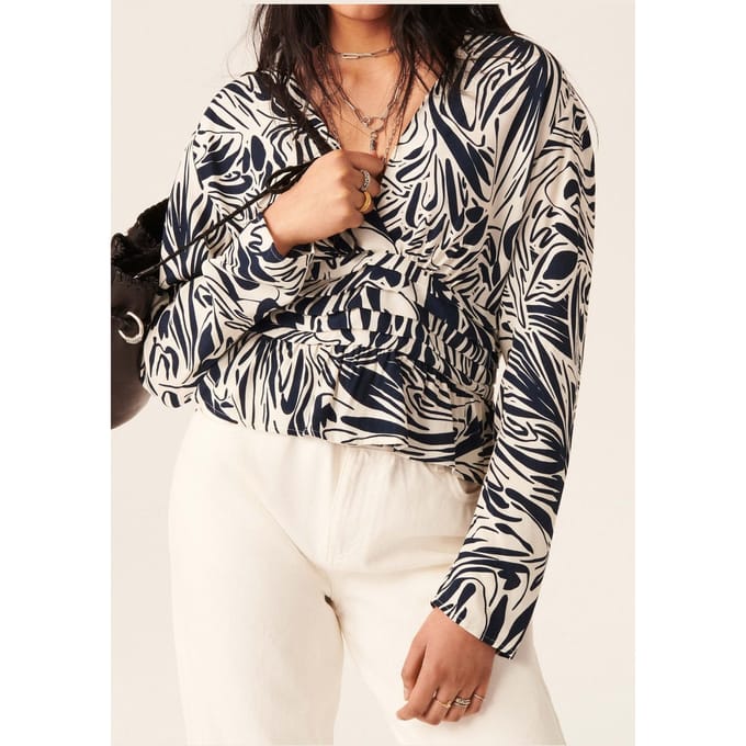 BA&SH Top Cae Ecru Taglia: M | Maglie a manica lunga Outlet | Donna | Marrone
