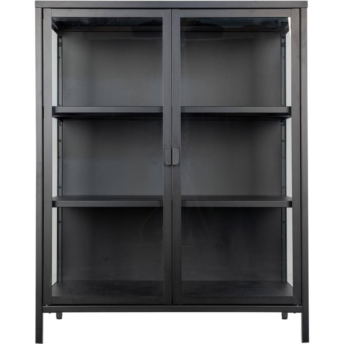 House Nordic Vitrinekast Brisbane Zwart Klein