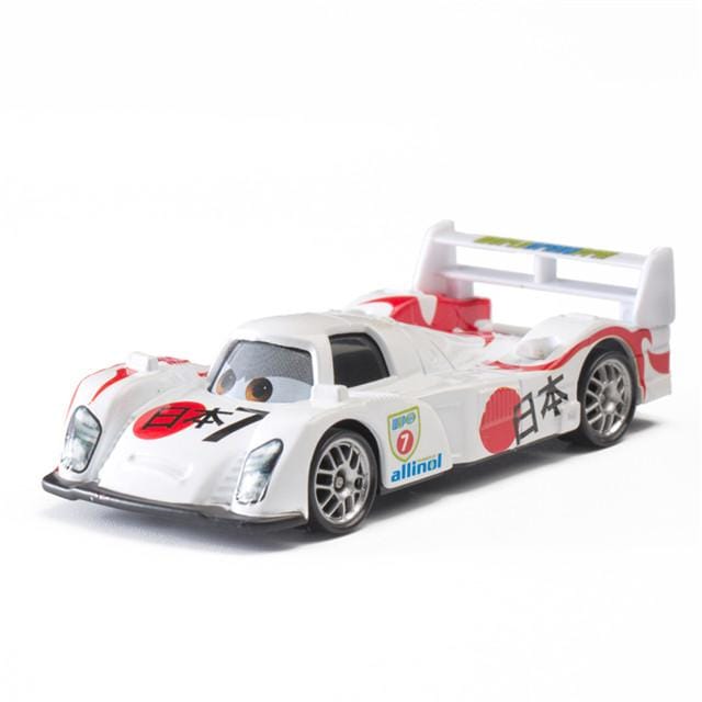 Auto speelgoed Pixar Lightning McQueen Jackson Storm Mater Sally Sheriff 1:55 Legering Diecast jongen Kerstcadeau