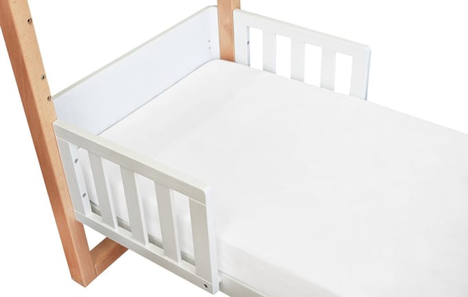 INDIGO Jersey Baby Hoeslaken 060x120+30 cm 11 Wit