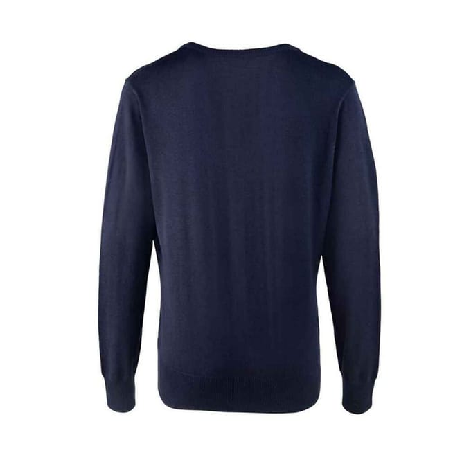 Premier Dames/Dames Gebreid Knoop Door Vest (Marine)
