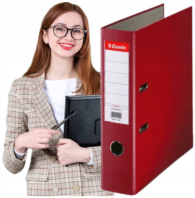 Esselte Ordner A4 70mm Bureau Robuust Bordeaux Rood