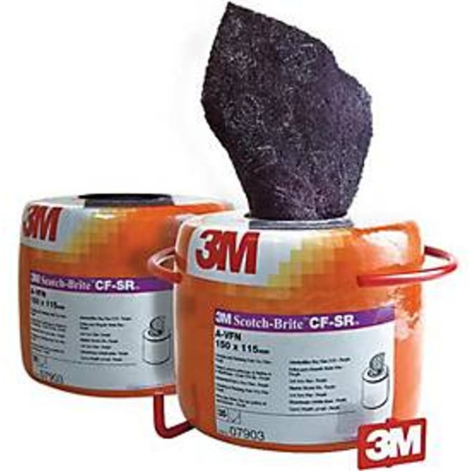 Handschuurpad Scotch Brite™ CF-SR L115 x B150 mm, zeer fijn 400, paars, 3M