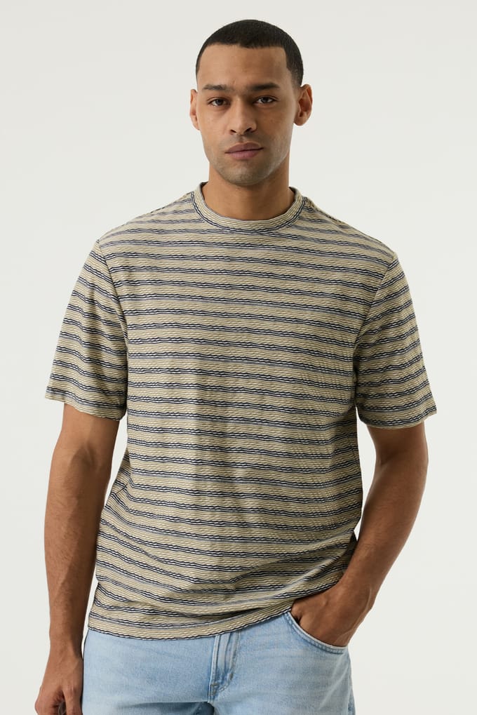 GARCIA Heren Effen T-shirt Groen Korte mouw