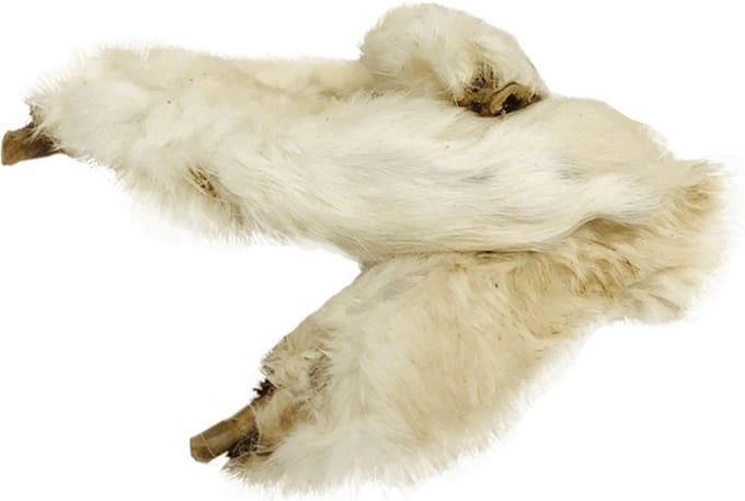 Chikko Quality - Konijnenpootjes met Vacht - 225 gram