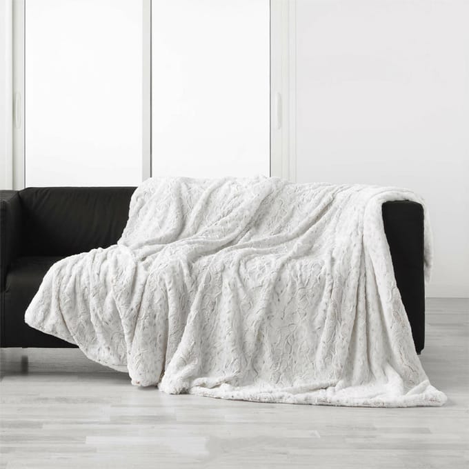 Schapenvel Plaid 125 x 150 cm Circe White