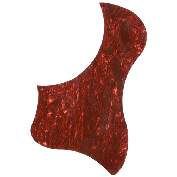 Pickguard de Guitare Autocollant Rouge Écaille de Tortue Forme de Canard Garde Accessoires brown