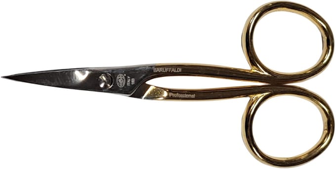 Baruffaldi - Professional - Nagelschaartje - Gebogen - Golden Grip - 9cm.