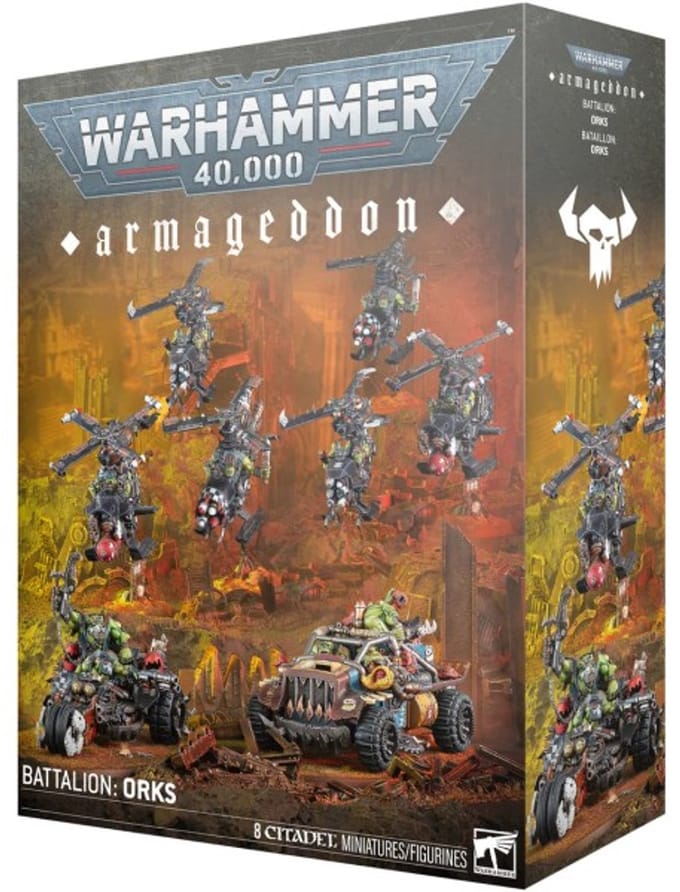 Beeldje Games Workshop Warhammer 40k - Bataillon Armageddon : Orks
