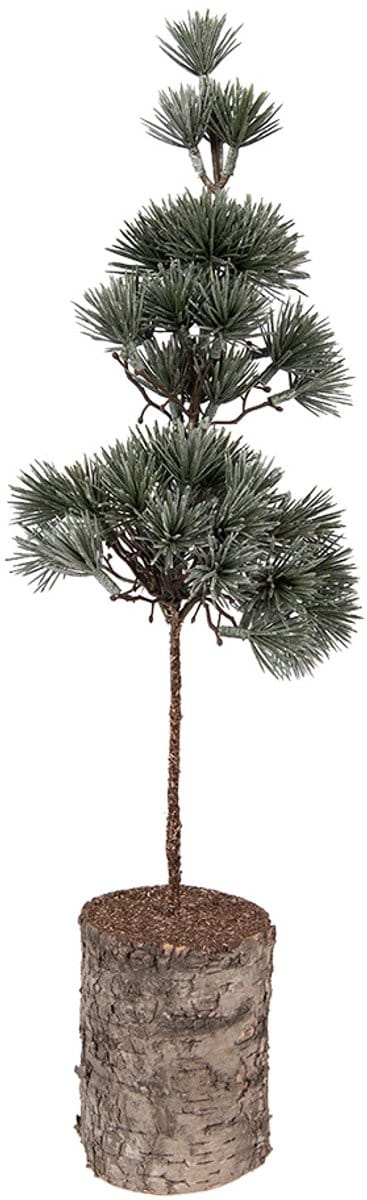Clayre & Eef Mini Kunstkerstboom 14x14x45 cm Groen Hout