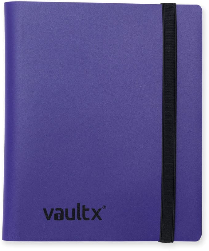 Vault X 4-Pocket Strap Binder - Verzamelmap - 160 Kaarten/Paars