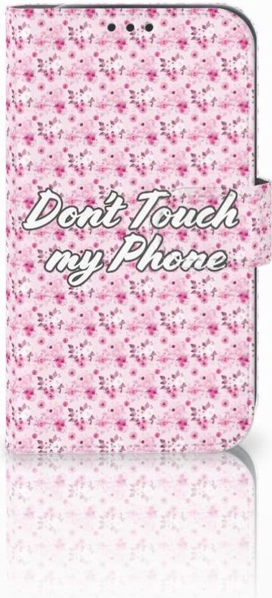 Samsung Galaxy Xcover 4 | Xcover 4s Portemonnee Hoesje Flowers Pink DTMP